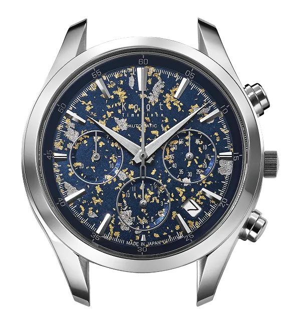 金沢箔モデル クロノグラフ40mm ATC-40SVPTBL