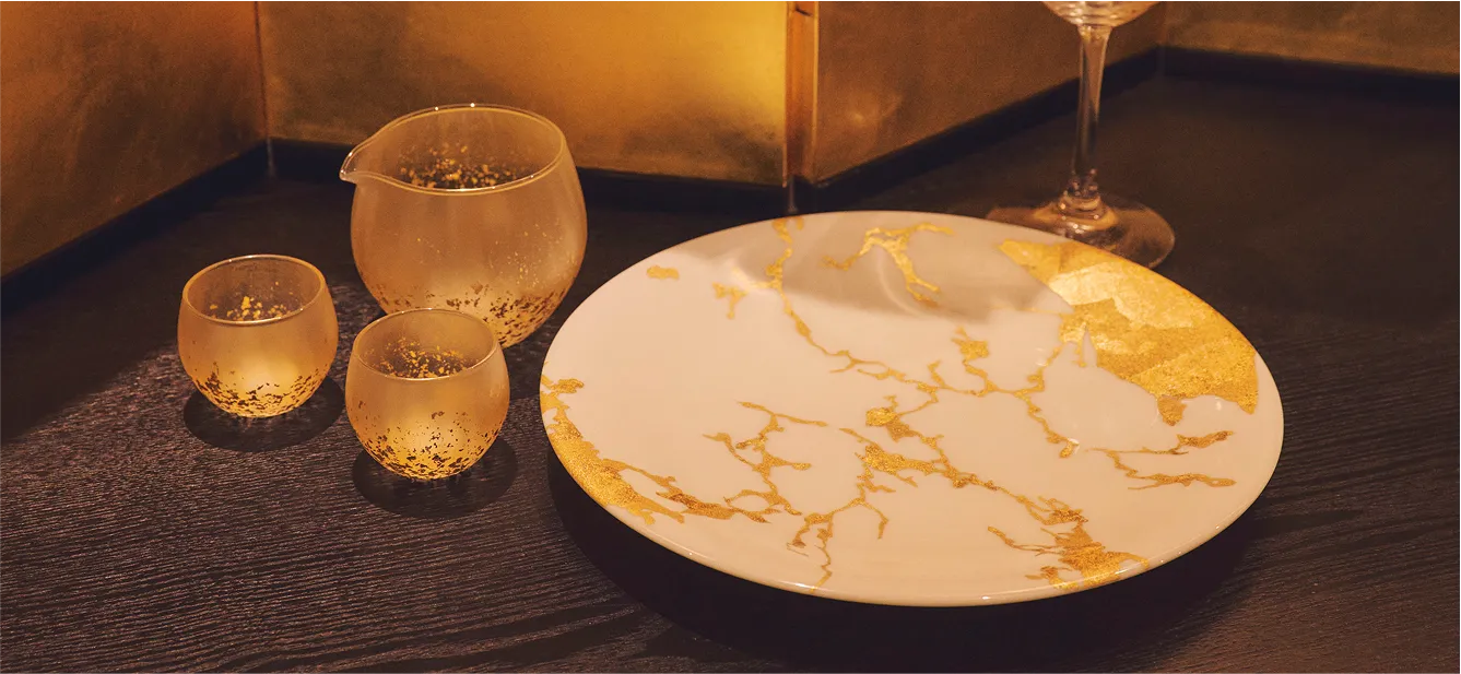 金沢箔を用いた工芸品